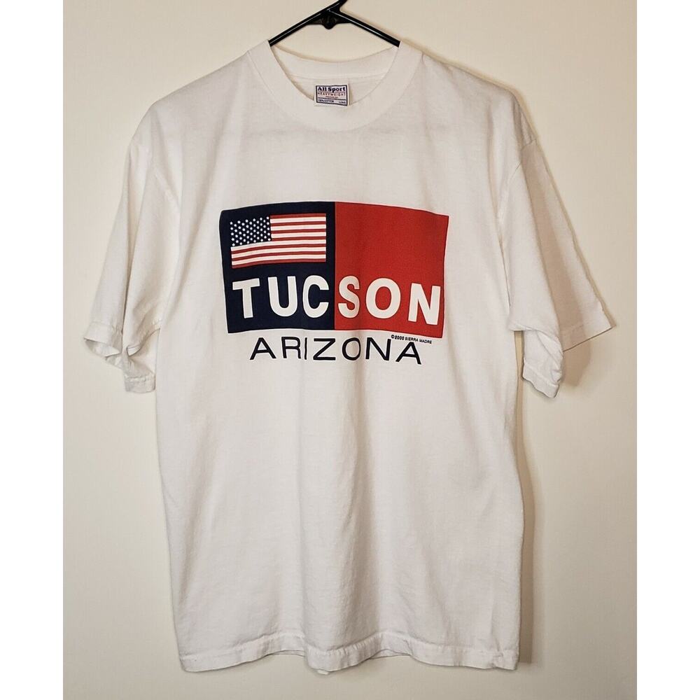 Tucson Arizona All Sport Heavyweight T Shirt Mens L(44) White 0297